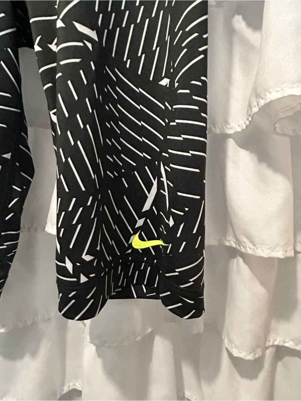 Nike Shorts with Neon Yellow Waistband